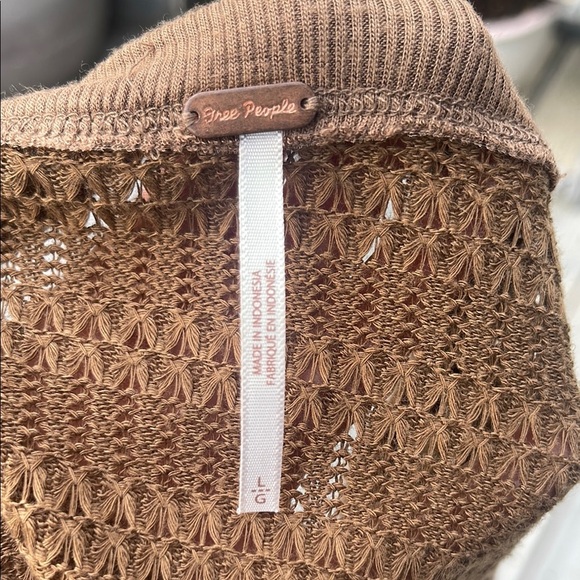 Free People Sistine Top Hacci knit cold shoulder - Picture 9 of 12